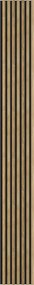 Mexen Lam-B, stenové lamely 275 × 31,5 cm, HDF doska 4 mm, dub medový, S100-275317-2812-066