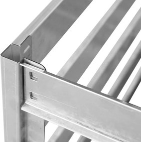 Kompostér plechový  560 L, 93 x 93 x 70 cm