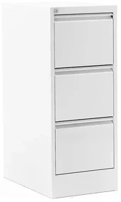 Kancelárska kartotéka INCLUDE, 3 zásuvky, hĺbka 630 mm, biela