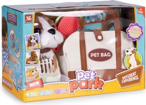 MULTISTORE Plyšový pes vo vrecku maskot bígla pre dieťa + kefa na starostlivosť