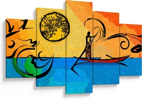 Obraz starovekej maľby (150x105 cm)