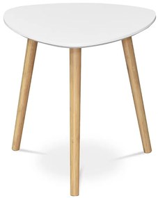 Autronic BONTEC Konferenčný stolík 40x40cm, mdf, biela, AF-1132 WT Farba: Biela