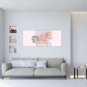 Obraz - Fialový minimalizmus N⁰3 (120x50 cm)