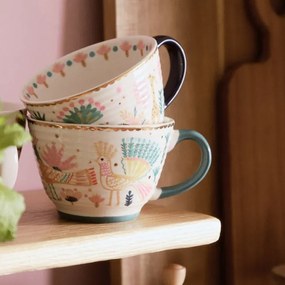 Hrnček GILLIAN SUMMER s pávom 848570 400 ml