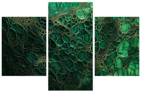 Obraz - Zelený mikroskopický záber (90x60 cm)