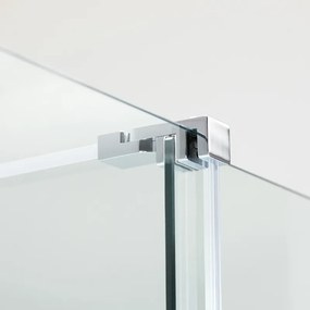 BPS-koupelny Dvojdielna vaňová zástena ASTRA CH PR 85x150 chróm