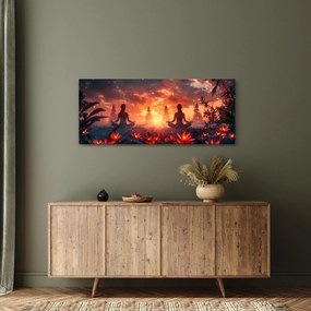 Obraz - Jóga v prírode (120x50 cm)
