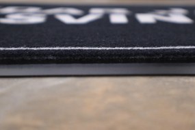 Mercury Flooring, Rohožka Zdar jak sviňa 40x60 cm – na von aj na doma, 40x60, čierna