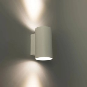 Inteligentné nástenné svietidlo okrúhle biele vrátane 2 WiFi GU10 - Sandy