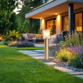 Argon 8753 - Vonkajšia lampa NORFOLK 1xE27/15W/230V IP44 52cm zlatá