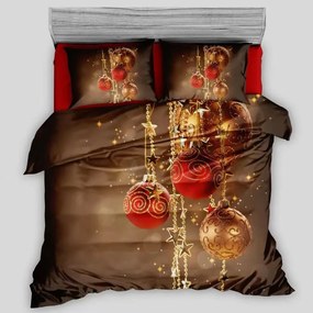 Obliečky SAVENA CHRISTMAS BALLS 3-dielna sada 140x200 cm
