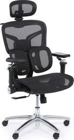 Kancelárska stolička LEVEL, sivá