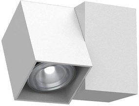 Brosline 2293 - Nástenné bodové svietidlo CUBE 1xGU10/10W/230V biela