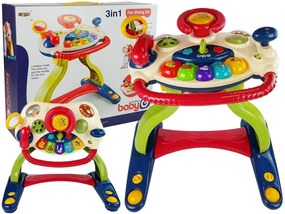 LEAN TOYS Interaktívny stôl s melódiami 3 v 1