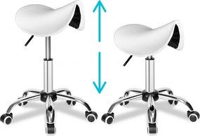 Kozmetická stolička STRATUM - biela