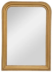 Atmosphera - Nástenné zrkadlo ADELE 104x74 cm borovica/zlatá