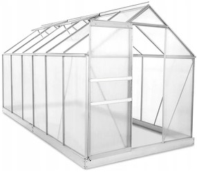 Polykarbonátový skleník 380 cm x 190 cm x 195 cm - 7,22m2