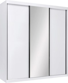 XXXLutz SKRIŇA S POSUVNÝMI DVERAMI, biela, 200/215/59,5 cm P & B - Skrine - 000885001505