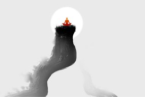Obraz - Meditácia na vrchole (90x60 cm)
