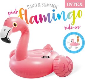 INTEX Nafukovací plameniak, 147 x 140 x 94cm