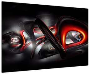 Obraz abstrakcie (90x60 cm)