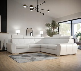 Rohová rozkladacia pohovka s opierkami hlavy KN09 255 O-sofa