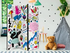 Artgeist Paraván - Energetic Panda [Room Dividers]