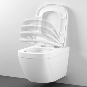 GROHE Euro Ceramic WC sedátko s automatickým pozvoľným sklápaním - Softclose, odnímateľné, z Duroplastu, alpská biela, 39330001