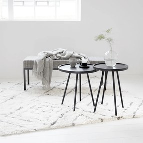 Hnedý okrúhly stolík Juco Ø40x55 cm ∅ 40 × 55 cm
