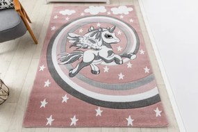 Koberec PETIT PONY KONÍK ružový