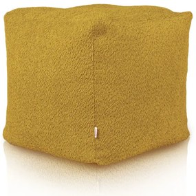 Taburetka Boucle horčičová