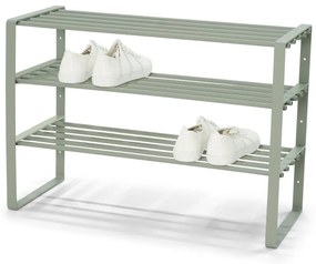 Zeleno-sivý kovový stojan na topánky Rex – Spinder Design