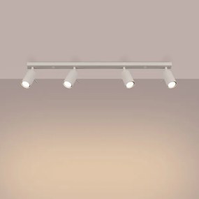 Sollux SL.1498 - Bodové svietidlo RING 4xGU10/10W/230V krémová