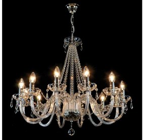 Wranovsky JWZ117122101 - Krištáľový luster na reťazi BONTON 12xE14/40W/230V