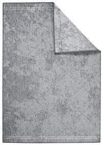 Dekorstudio Obojstranný koberec na terasu DuoRug 5845 - sivý Rozmer koberca: 80x150cm