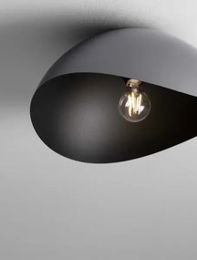 LED čierne dizajnové stropné svietidlo Opsi 40