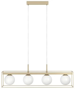 Eglo 97793 - Luster na lanku VALLASPRA 4xE14/40W/230V