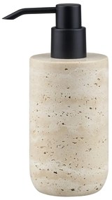 Béžový kamenný dávkovač mydla 250 ml Travertine – Mette Ditmer Denmark