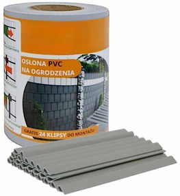 Ekspand Tieniaca fólia na plot 19cm x 35m 450g/m2 Svetlo šedá + spony 24ks