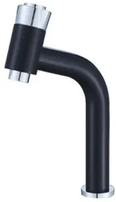 Štúdiová vodovodná batéria - SLT091 Čierna so striebornými prvkami 28,5CM