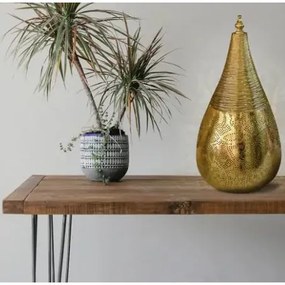 Orient lampa kovová Gold WIRE DROP Ø20*45