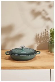 Silvercrest®  Liatinová servírovacia panvica, Ø 30 cm (zelená)  (100393085)