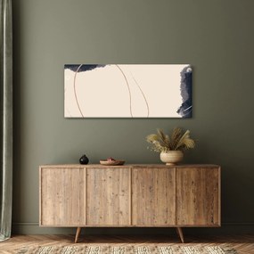 Obraz - Béžová abstrakcia (120x50 cm)