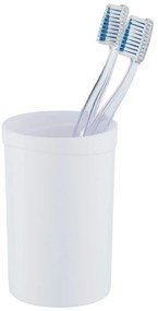 Biely plastový téglik na zubné kefky Vigo - Allstar