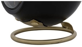 Čierne stolové hodiny Mauro Ferretti Ball