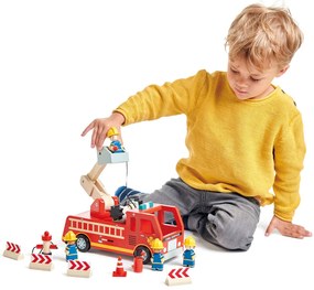 Tender Leaf - Hasičský voz s hasičmi