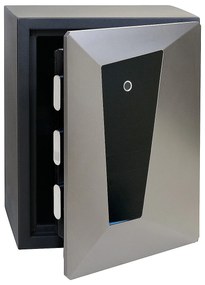 Oceľový trezor v protipožiarnom prevedení s elektronickým zámkom na odtlačok prsta RICHTER RS.45.DE.FIN.FF