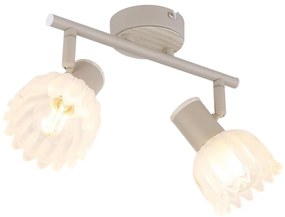 Globo 54317-2 - Bodové svietidlo PLANTA 2xE14/40W/230V