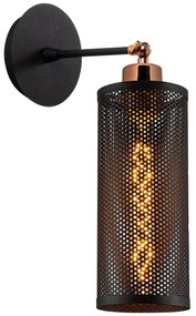 Nástěnná lampa Amasra II černá