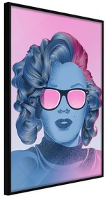 Artgeist Plagát - Norma Jeane [Poster] Veľkosť: 40x60, Verzia: Čierny rám